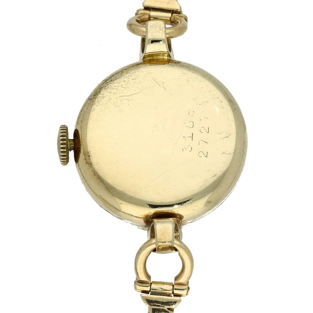 Pre-owned Vintage 1930's 9ct Yellow Gold Ladies Rolex Cocktail Watch