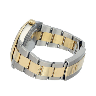 Rolex Datejust 41mm Champagne Diamond Dot Dial 126333 Gold Steel 2016 Oyster Strap