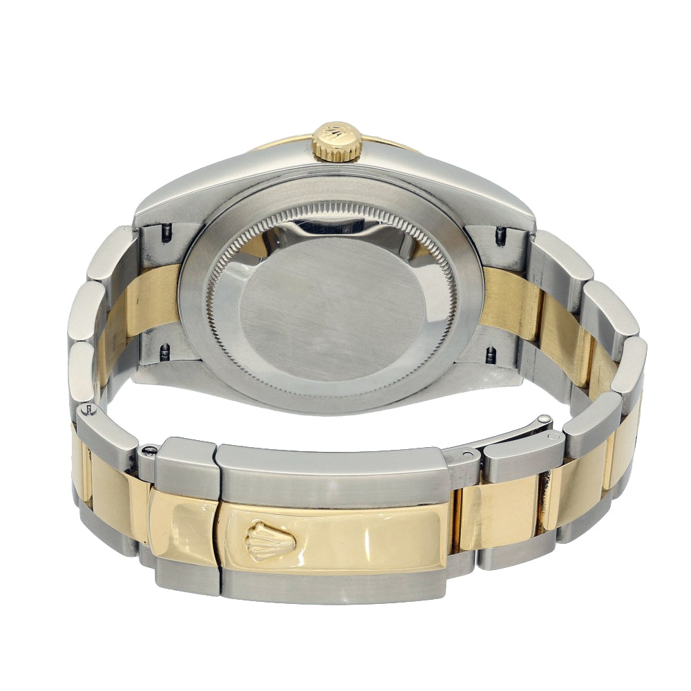 Rolex Datejust 41mm Champagne Diamond Dot Dial 126333 Gold Steel 2016 Oyster Strap