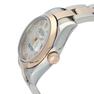 Ladies Rolex Datejust 26mm Rose Gold & Stainless Steel Bracelet Watch 179161