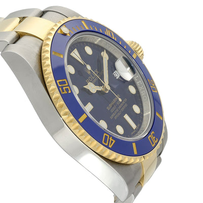 Pre-owned Rolex Submariner "Bluesy" 116613LB 2019 Watch