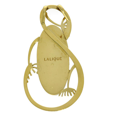 Pre-loved Lalique Clear Crystal Bucolique Pendant - Discontinued