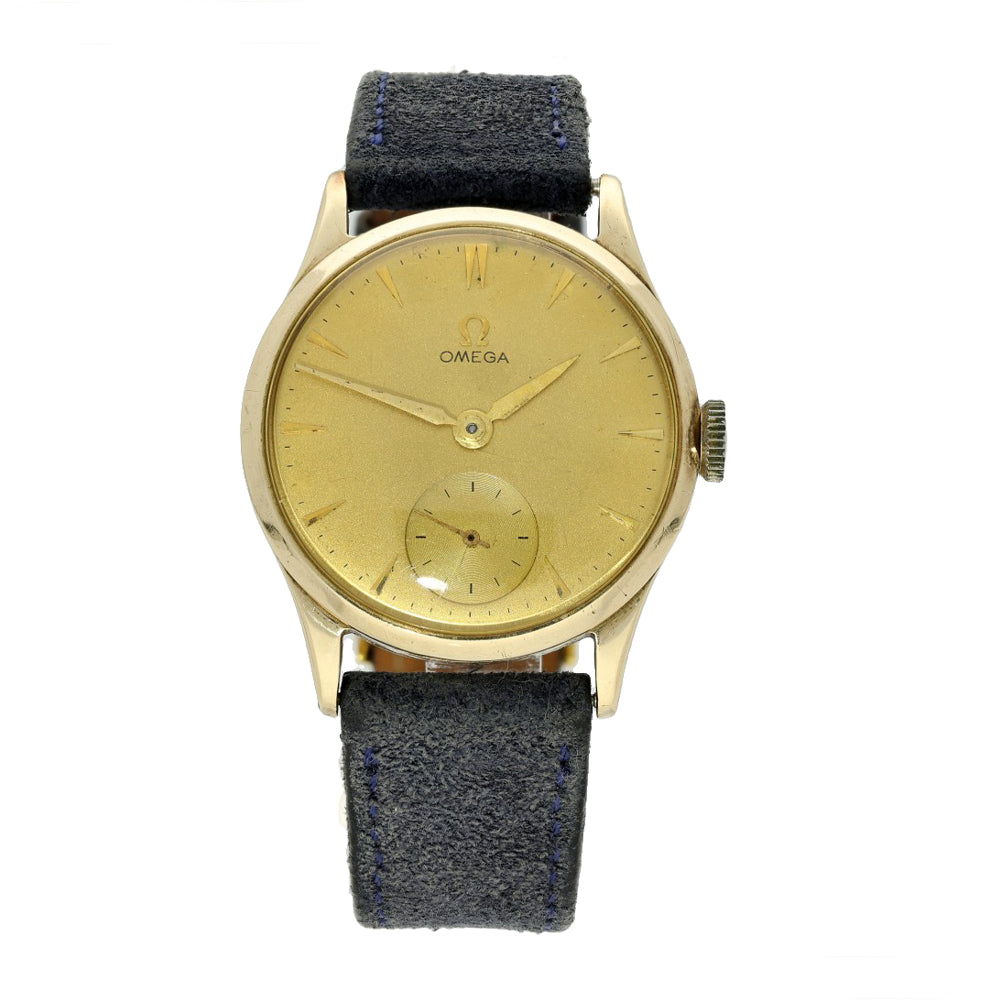 Omega 9ct Yellow Gold Champagne dial 1960's Watch