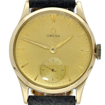 Omega 9ct Yellow Gold Champagne dial 1960's Watch