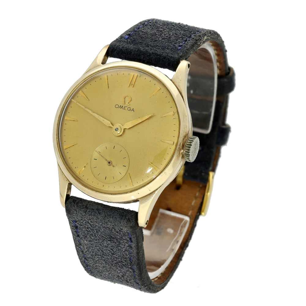 Omega 9ct Yellow Gold Champagne dial 1960's Watch