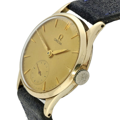 Omega 9ct Yellow Gold Champagne dial 1960's Watch