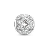 Thomas Sabo Silver Karma Bead Glittering Wave K0012-051-14