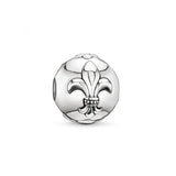 Thomas Sabo Sterling Silver Karma Bead Fleur-De-Lis K0033-001-12