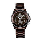 Thomas Sabo Chronograph Brown Ceramic Bracelet Watch, WA0093-238-205