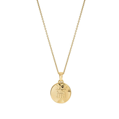 886 The Royal Mint - 886 Caustic Tower Pendant with Chain in 18ct Yellow Gold