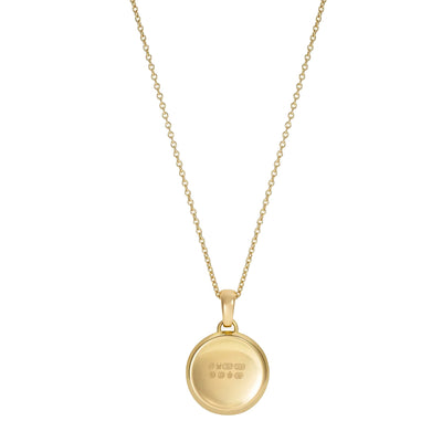 886 The Royal Mint - 886 Caustic Tower Pendant with Chain in 18ct Yellow Gold