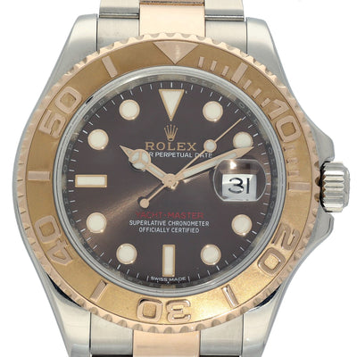 Pre-owned Rolex "Chocolate" Yacht Master 40mm 116621 2018 Watch