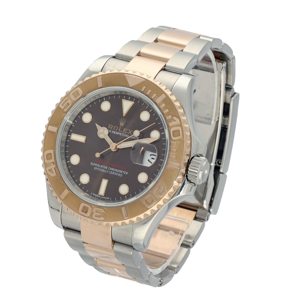 Pre-owned Rolex "Chocolate" Yacht Master 40mm 116621 2018 Watch