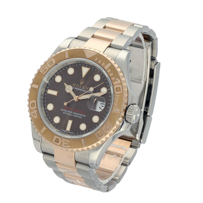 Pre-owned Rolex "Chocolate" Yacht Master 40mm 116621 2018 Watch