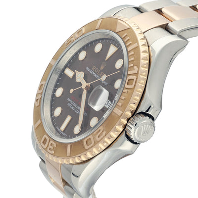 Pre-owned Rolex "Chocolate" Yacht Master 40mm 116621 2018 Watch