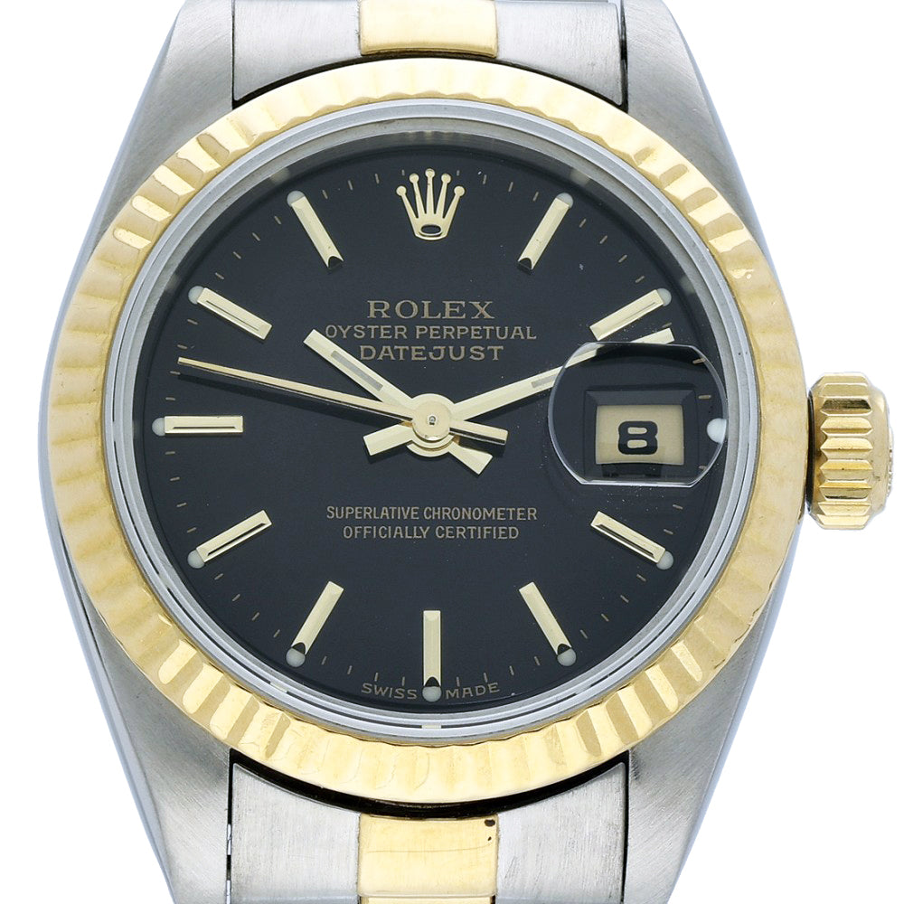 Pre-owned Rolex Ladies Datejust 69173 1990 watch