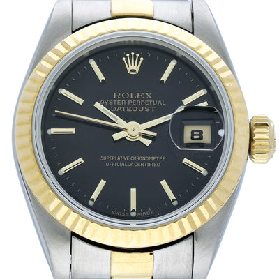 Pre-owned Rolex Ladies Datejust 69173 1990 watch