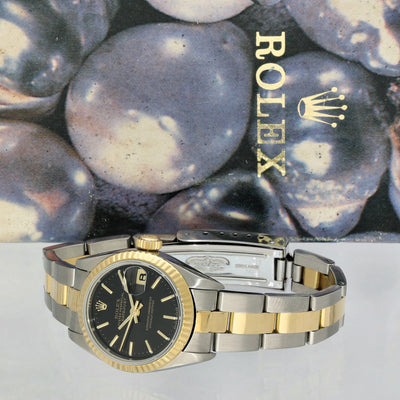 Pre-owned Rolex Ladies Datejust 69173 1990 watch