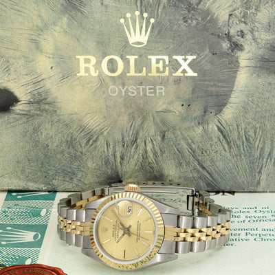 Pre-owned Rolex Ladies Datejust 69173 1988 Watch