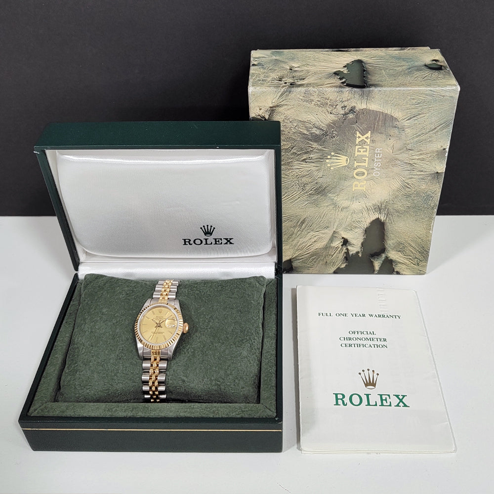 Pre-owned Rolex Ladies Datejust 69173 1988 Watch