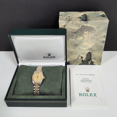 Pre-owned Rolex Ladies Datejust 69173 1988 Watch