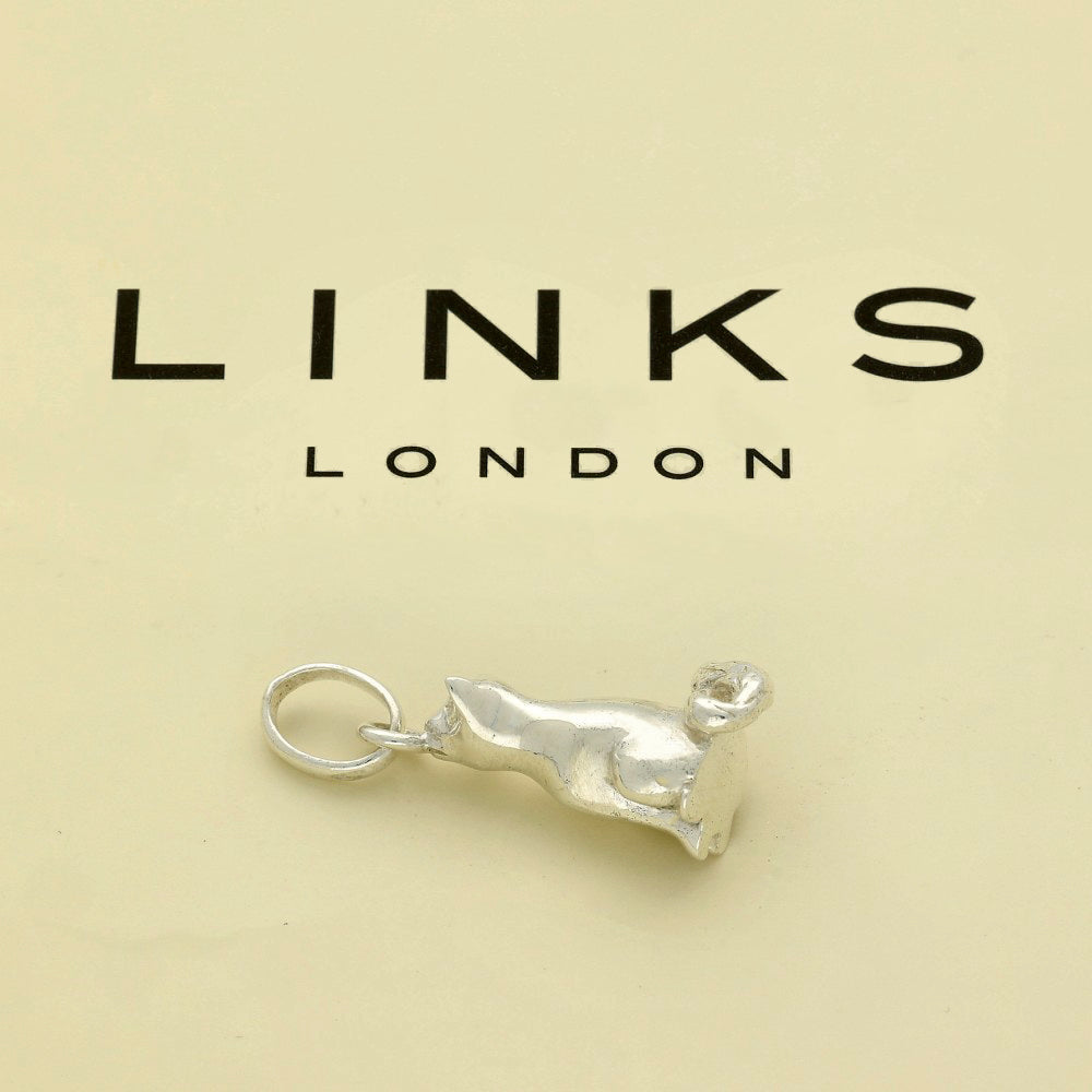 Pre-loved Links of London Silver Cat Charm 5030.0121