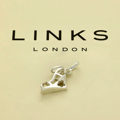 Pre-loved Links of London Silver Wedge Sandal Shoe Charm