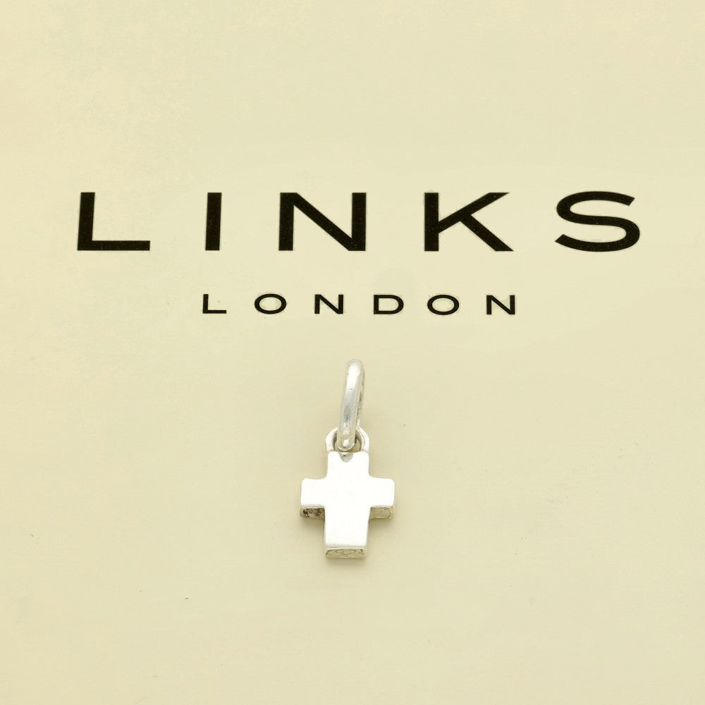 Pre-loved Links of London Silver Baby Cross Charm