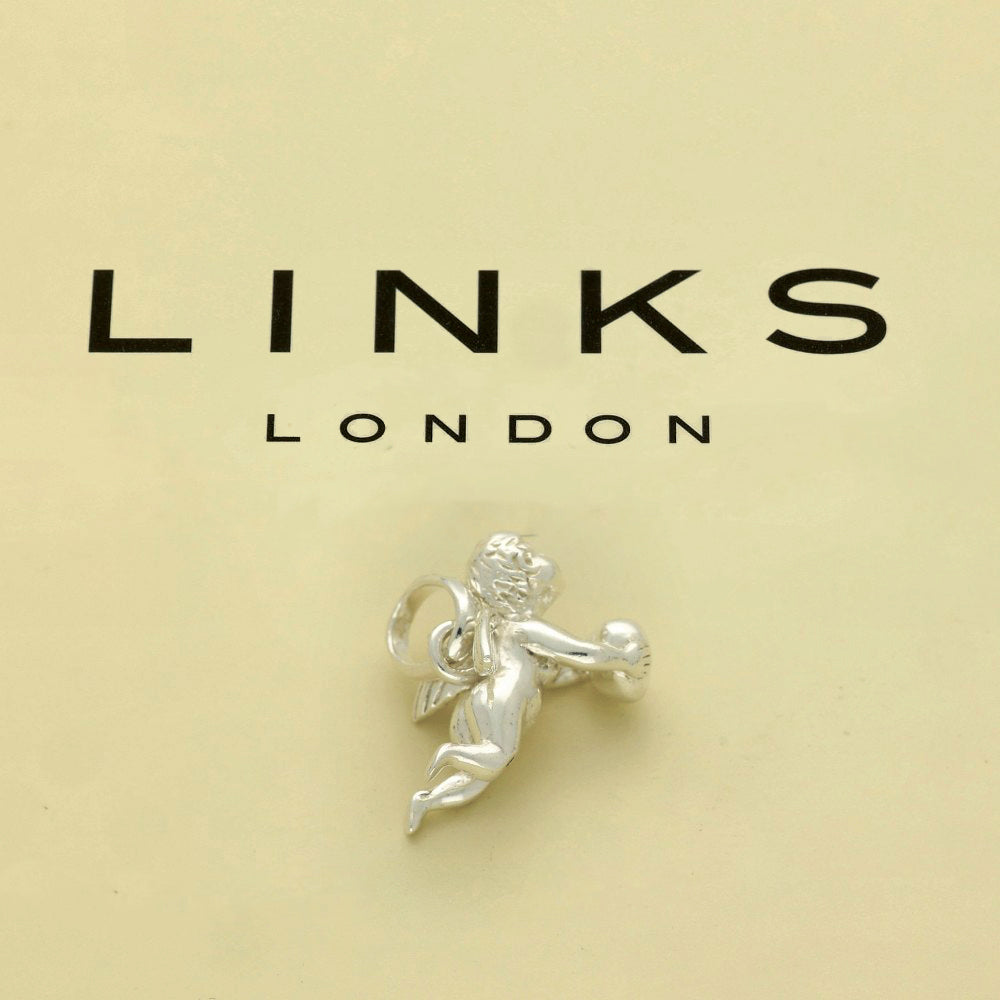 Pre-loved Links of London Silver Cupid Angel Charm