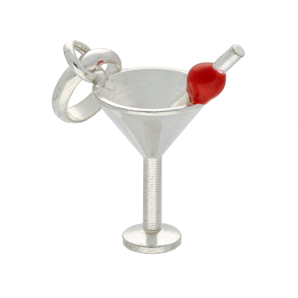 Pre-loved Links of London Silver Cocktail Glass Charm