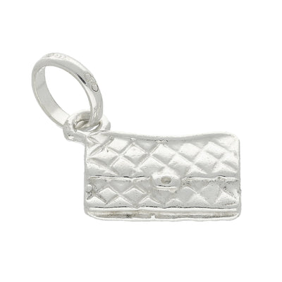 Pre-loved Links of London Silver Quilted Handbag Charm