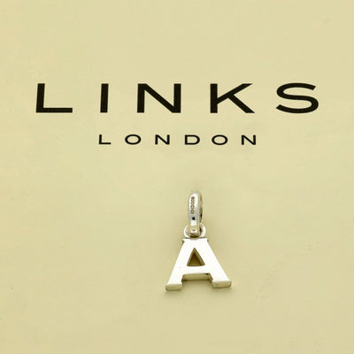 Pre-loved Links of London Silver Initial A Charm