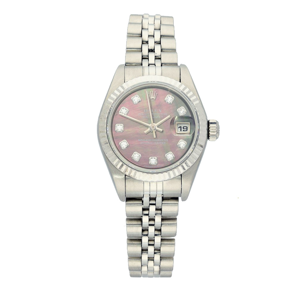 Preowned Rolex Datejust Tahitian Dial 79174 2004 Watch