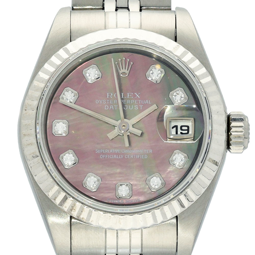 Preowned Rolex Datejust Tahitian Dial 79174 2004 Watch