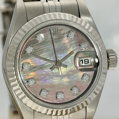 Preowned Rolex Datejust Tahitian Dial 79174 2004 Watch