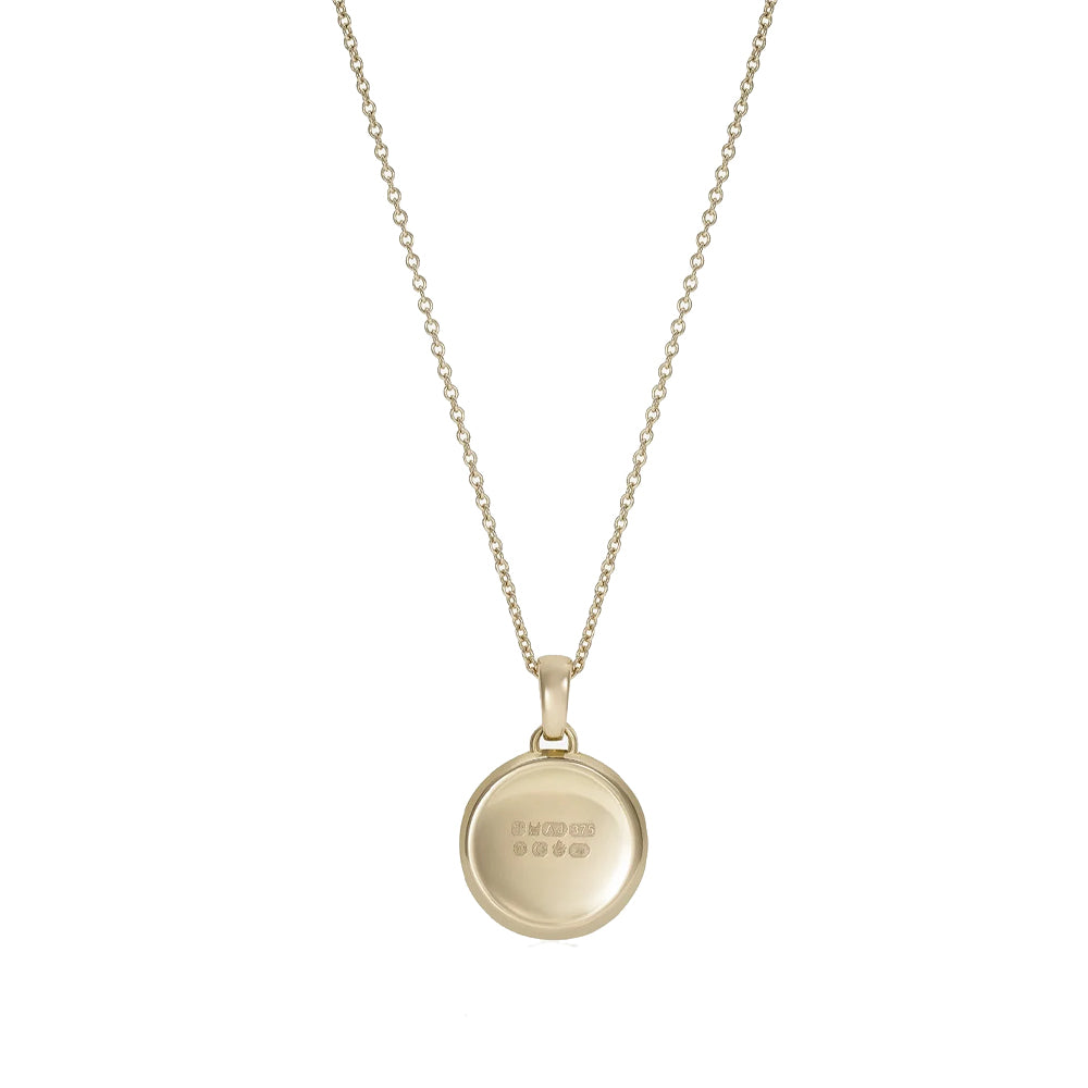 886 The Royal Mint - 886 Caustic Heart Pendant with Chain 9ct Yellow Gold