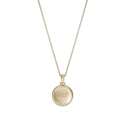 886 The Royal Mint - 886 Caustic Heart Pendant with Chain 9ct Yellow Gold