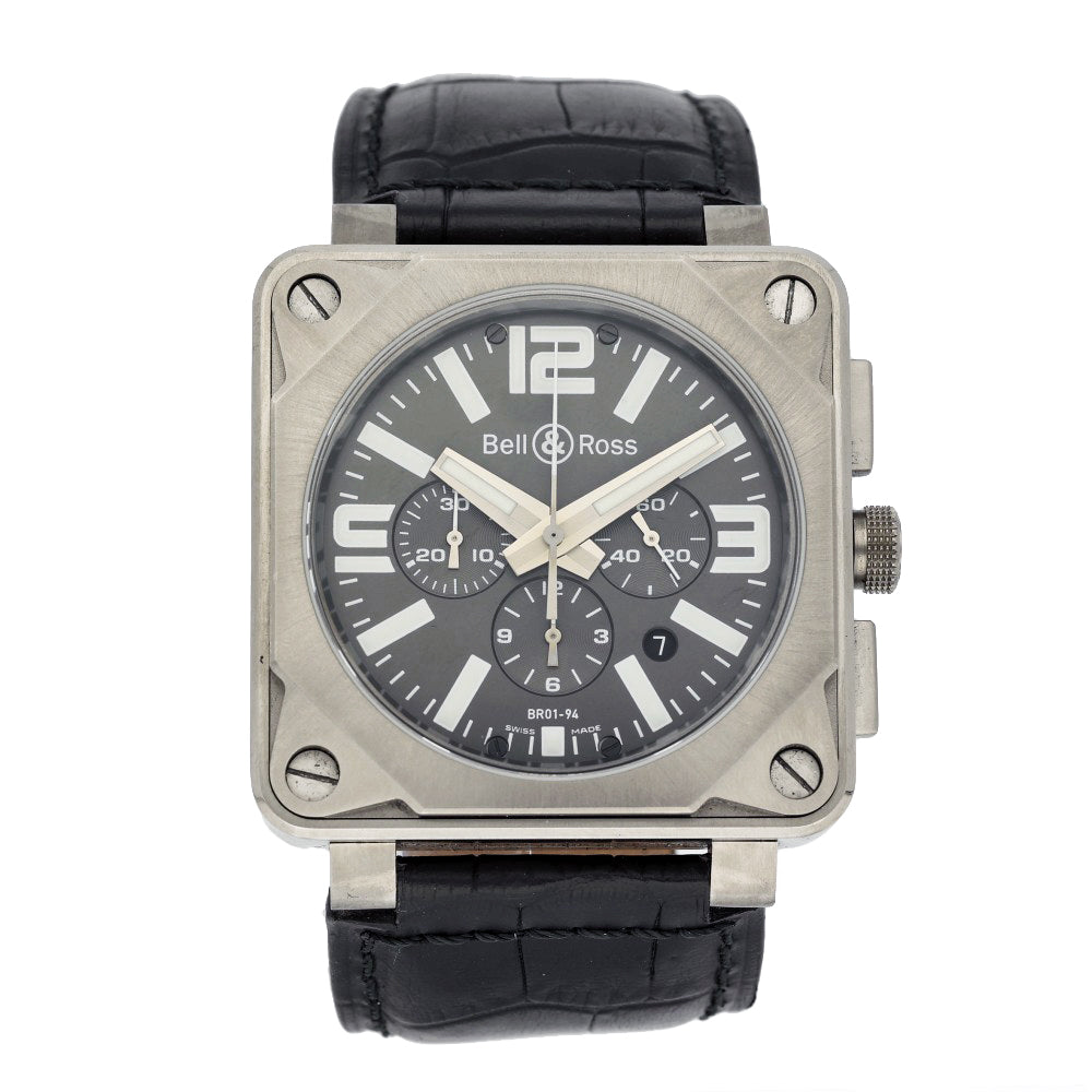 Pre-owned Bell & Ross BR01-94 Titanium Watch