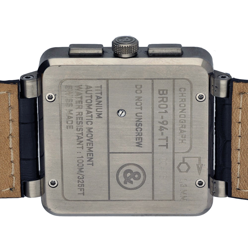 Pre-owned Bell & Ross BR01-94 Titanium Watch