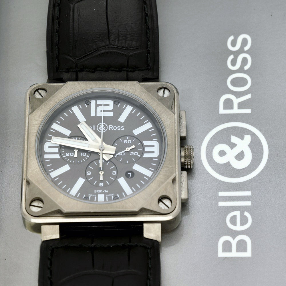 Pre-owned Bell & Ross BR01-94 Titanium Watch