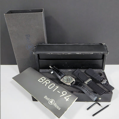 Pre-owned Bell & Ross BR01-94 Titanium Watch