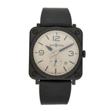 Pre-owned Bell & Ross Aviator BRS-DESERT-CEM Watch