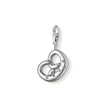 Thomas Sabo Cubic Zirconia Pretzel Sterling Silver Charm 0795-051-14