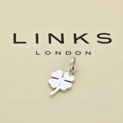 Pre-loved Links of London Silver Lucky Four Leaf Clover Charm