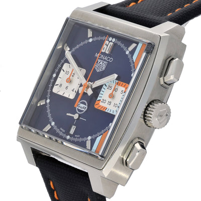 Pre-owned TAG Heuer Monaco TAG Gulf CBL2115.FC6494 Watch 2022