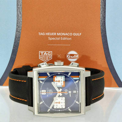 Pre-owned TAG Heuer Monaco TAG Gulf CBL2115.FC6494 Watch 2022