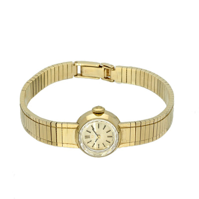 Pre-owned Vintage Ladies Omega 9ct Yellow Gold Cocktail Watch