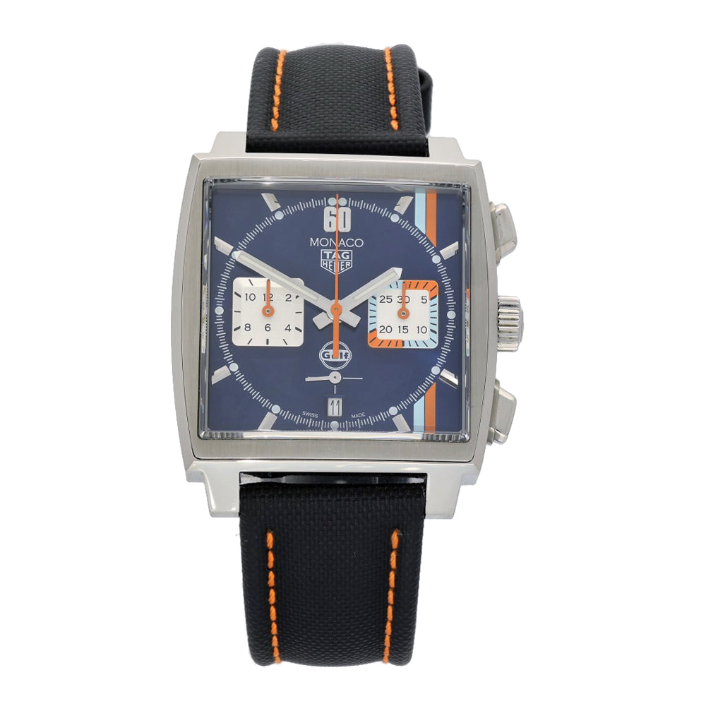 Pre-owned TAG Heuer Monaco TAG Gulf CBL2115.FC6494 Watch 2022