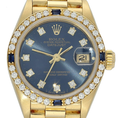 Pre-owned Rolex Ladies DateJust 69088 1987 Watch