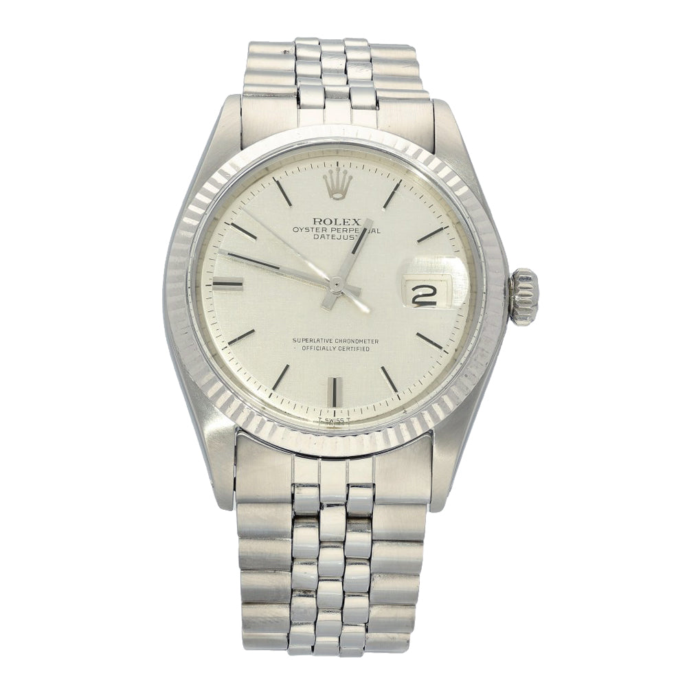 Pre-owned Rolex Date-Just 1600 1970 Watch